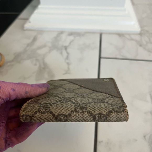 Beige Gucci multiple compartment wallet and coin pouch - Picture 3 of 11